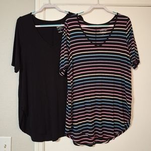 Torrid - Bundle of 2 Tunic Length Tops, Size 2